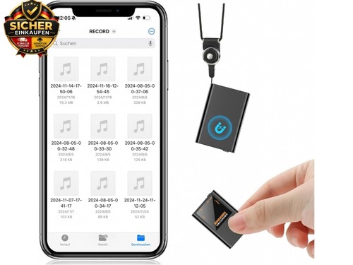 64gb mini diktiergerät - mini,